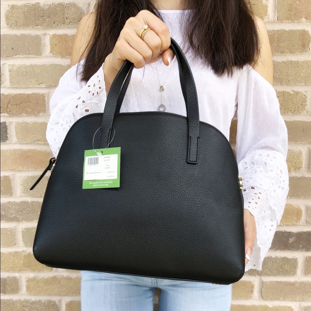 Kate spade olive drive Lottie Satchel Bow Black - Picture 3 of 8